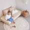 Tapis Petit Vloerkleed Rond - Emma Dots Pink Ø130cm