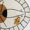 Tapis Petit Vloerkleed Rond - Leeuw Naturel Ø100cm