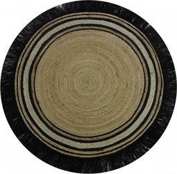 Tapis Petit Vloerkleed Tess D110cm - Black