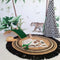 Tapis Petit Vloerkleed Tess D110cm - Black