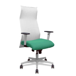 Bureaustoel Piqueras y Crespo 54BR65G Wit Smaragdgroen