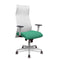 Bureaustoel Piqueras y Crespo 54BR65G Wit Smaragdgroen