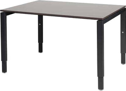 Verstelbaar Bureau - Domino 120x90 logan - zwart frame