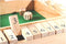 Shut the box 4 spelers, 29 x 29 x 3,5 cm