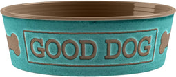 Tarhong voerbak good dog melamine turquoise - Default Title