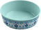 Tarhong voerbak hond gibraltar melamine blauw - 17X17X6 CM 950 ML