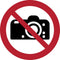 Djois - Pictogram djois fotografie verboden ø 200 mm rd