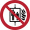 Djois - Pictogram djois igv brand verbod lift d200 mm rd