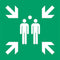 Quantore - Pictogram verzamelplaats 300x300mm