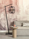GOOD&MOJO Vloerlamp Hokkaido - Bamboe Zwart - 63x36x176cm - - Staande lampen voor Woonkamer - Slaapkamer