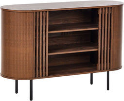 TAROON - Sideboard - Donkerbruin - Vezelplaat