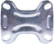 Tarsus Bokwiel 100 mm - Slijtvast Rubber - 120 kg Draagvermogen - Blauw