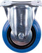 Tarsus Bokwiel 100 mm - Slijtvast Rubber - 120 kg Draagvermogen - Blauw