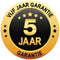 Tarsus Bokwiel 125 mm - Slijtvast Rubber - 150 kg Draagvermogen - Blauw
