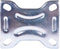 Tarsus Bokwiel 125 mm - Slijtvast Rubber - 150 kg Draagvermogen - Blauw