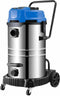 Tarsus Nat & droog stofzuiger - 60L - 2400W - HEPA-filter - 8-delig - blauw/zwart