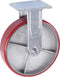 Tarsus Zwaarlast bokwiel - 200 mm - 400 kg - PU loopvlak - Streeploos