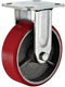 Tarsus Zwaarlast bokwiel - 200 mm - 400 kg - PU loopvlak - Streeploos