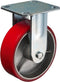 Tarsus Zwaarlast bokwiel - 200 mm - 400 kg - PU loopvlak - Streeploos