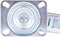Tarsus Zwenkwiel 100 mm - Rem & Kogellagers - 120 kg - Blauw