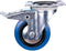 Tarsus Zwenkwiel 100 mm - Rem & Kogellagers - 120 kg - Blauw