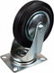 Tarsus Zwenkwiel - 160 mm - Stalen Velg - Massieve Rubberband - 130 kg Draagvermogen
