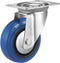 Tarsus Zwenkwiel 80 mm - Kogellagers - 120 kg - Slijtvast rubber - Blauw