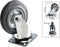 Tarsus Zwenkwiel - Ø 125 mm - Stalen Velg - Massieve Rubberband - 80 kg Draagvermogen