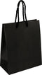 Tas | Papier | met koord | 16x 8x19cm | draagtas | zwart | 100 stuks