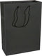 Tas | Papier | met koord | 27x 12x37cm | draagtas | zwart/wit | 100 stuks