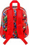 Tas, Rugzak, Schoolrugzak Jongens - The Avengers 'Hero's' 3D (26x11x31 cm) - Rood