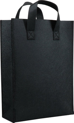 Tas - Vilt - portrait - 23x 10x33cm - zwart - 10 stuks