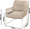 Taste Albano loungestoel (1 stuk) - Latte