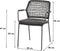 Taste Barista stapelbare tuinstoel - Antraciet