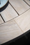 Taste by 4 Seasons Louvre ronde tuintafel - Teak - 160cm