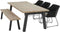 Taste Derby bank - 200x40 cm. antraciet
