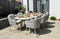 Taste Manolo tuintafel 240x103 cm. - Deens ovaal - Latte