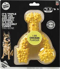 TastyBone - Large - Trio Bone chicken - Hond - Kauwspeelgoed - Vegan - Kluif - Nylabone