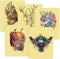 Tattoo Skin Practice - SOTICA 5PCS 20 * 30 * 0.3cm Tatoeagehuid Dikke lege tatoeagehuid Dubbele kanten Tatoeage Nephuid Zachte siliconenvulling voor make-upaccessoires Tatoeage Oefen huidverzorging