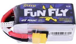 Tattu LiPo accupack 14.8 V 1550 mAh Aantal cellen: 4 100 C Softcase XT60