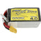 Tattu LiPo accupack 22.2 V 1550 mAh Aantal cellen: 6 Block XT60