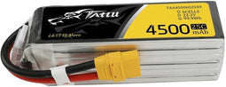 Tattu LiPo accupack 22.2 V 4500 mAh Aantal cellen: 6 Softcase XT90