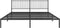 vidaXL - Bedframe - met - hoofdbord - metaal - zwart - 200x200 - cm