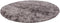 Taupe vloerkleed - 160x160 cm - Effen - Modern ROND