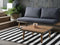 TAVAS - Outdoor kleed - Zwart - 160 x 230 cm - Synthetisch materiaal