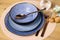 Tavola - Ontbijtborden - New blue Santorini - Zacht blauw - Ø22cm - Lichte glans - Aardewerk - 6 stuks - Servies
