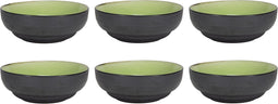 Tavola - Schaal - Lime Green Corfu - Kom - Groen - Ø17x6cm - Aardewerk - Soepkom - (6 stuks)