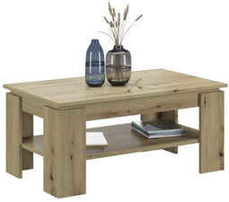Furnilux Titan - Salontafel - Praktische indeling - Bruin - 60x100x45cm