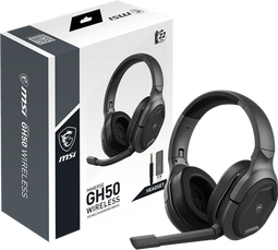 MSI Immerse GH50 Wireless - Draadloze Gamingheadset - 50mm Drivers 3D Audio