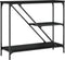 vidaXL - Wandtafel - 88,5x30x75 - cm - bewerkt - hout - zwart